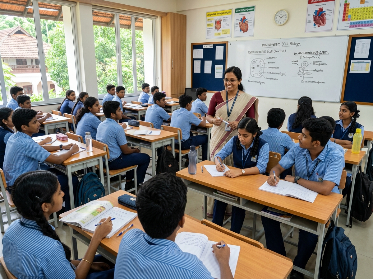 Students studying at Delta Study Centre Vengola