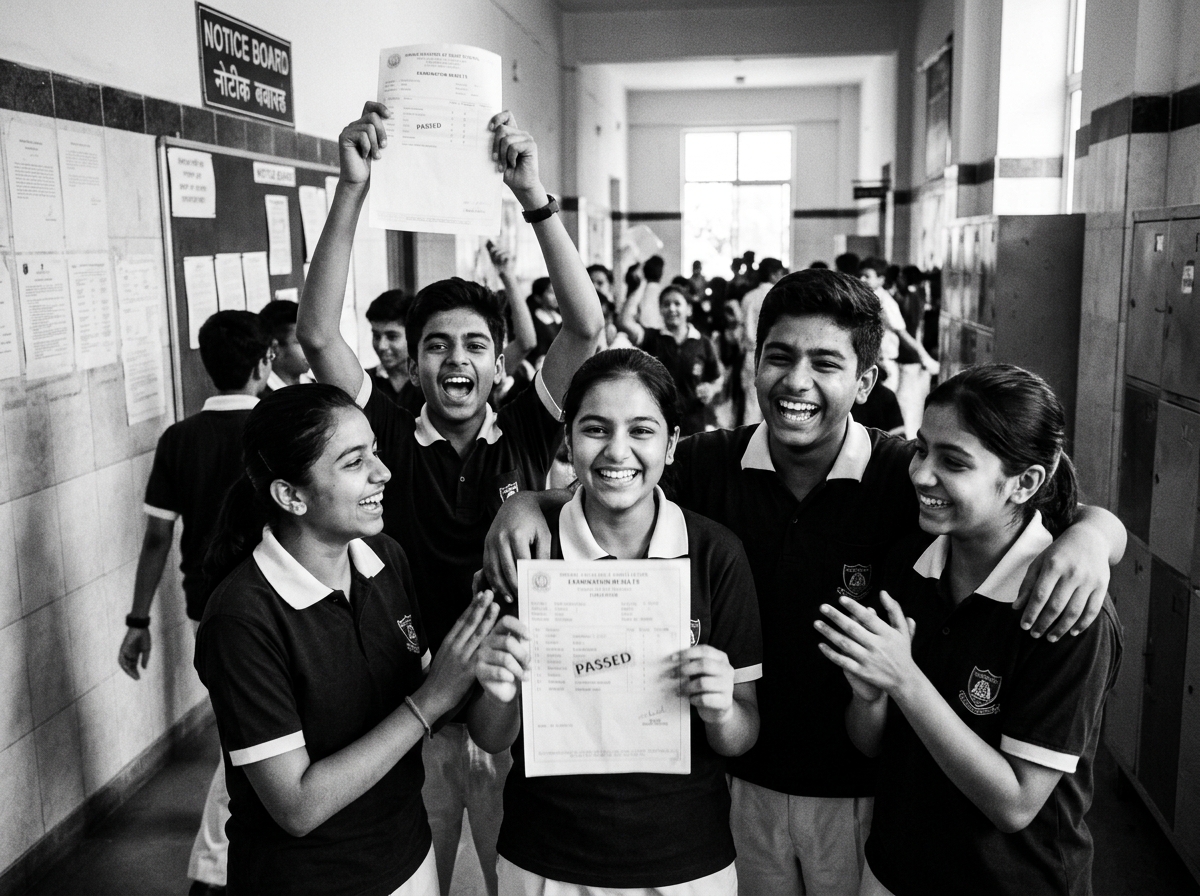 Delta Study Centre Students Celebrating Board Exam Results